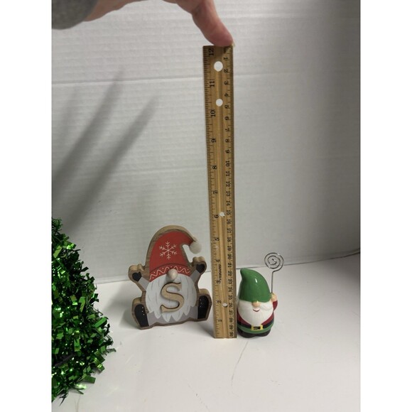 3 Piece Gnome Christmas Bundle Sparkly Christmas Tree Decor Freestanding - Picture 4 of 8